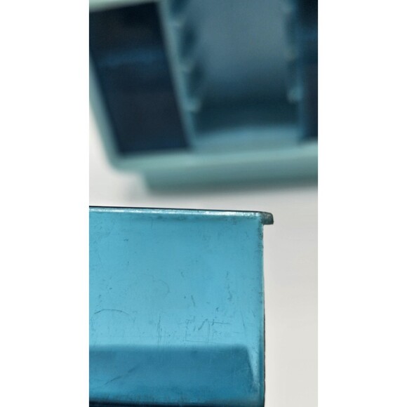 Vintage 1978 Barbie Dream Hutch Cabinet Blue Kitchen Table Blue USA Collectible - Picture 13 of 14